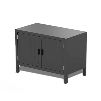 Freestanding Outdoor Kitchen Island with Storage and Prep Table - Grill Storage Cabinet