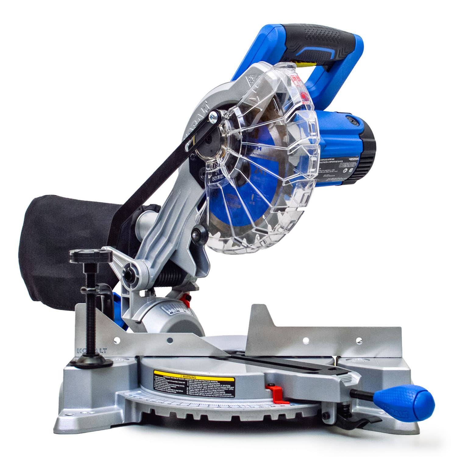 Kobalt 7-1/4-in 10-Amp Single Bevel Compound Corded Miter Saw