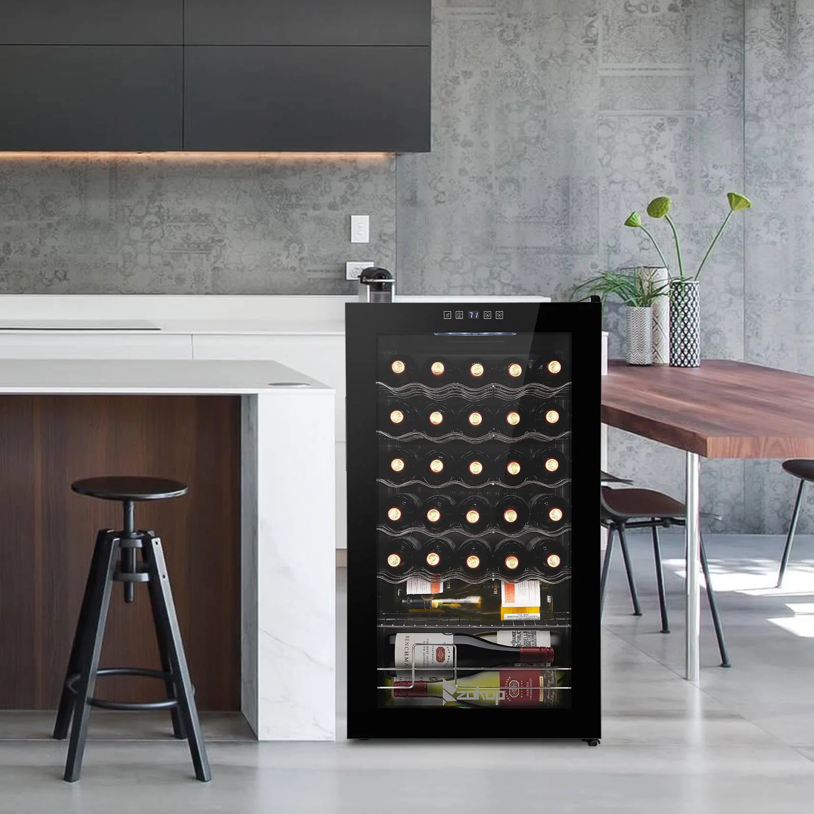 Ktaxon 18 Bottle Compressor Wine Cooler Freestanding Wine Fridge, Fast Cooling, Low Noise - Image 41