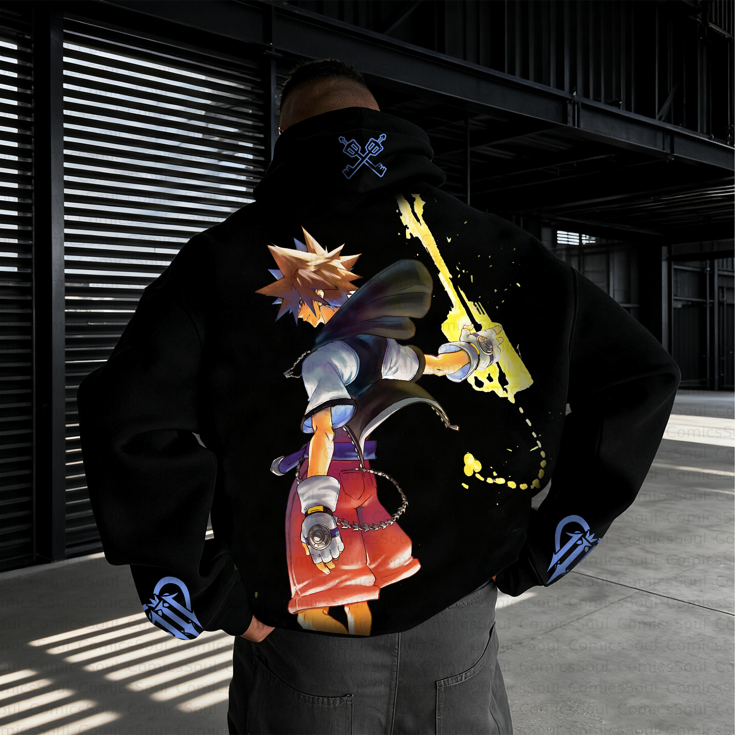 Unisex Anime Inspired Vintage Plush Hoodie