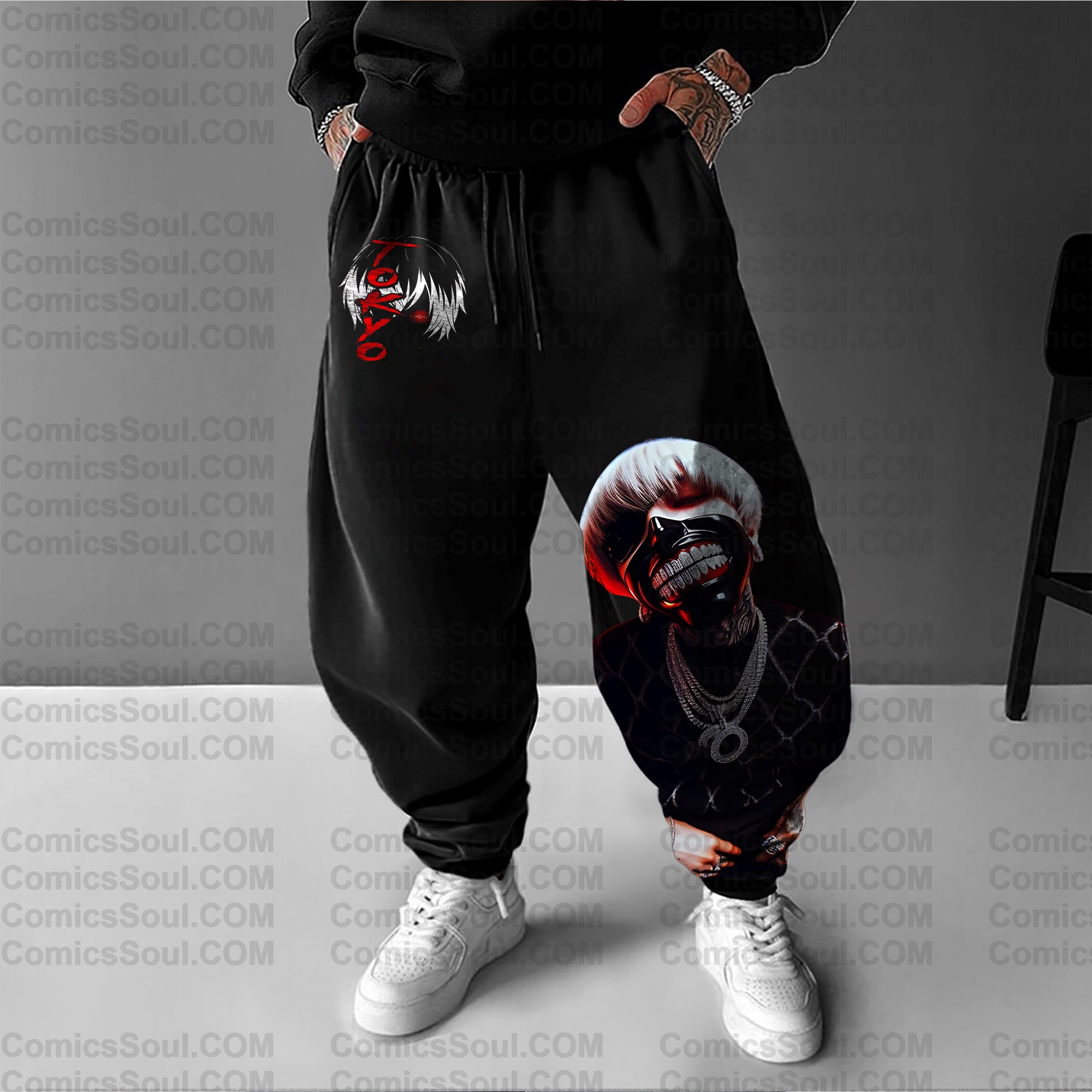 Unisex Anime Inspired Vintage Plush Pants