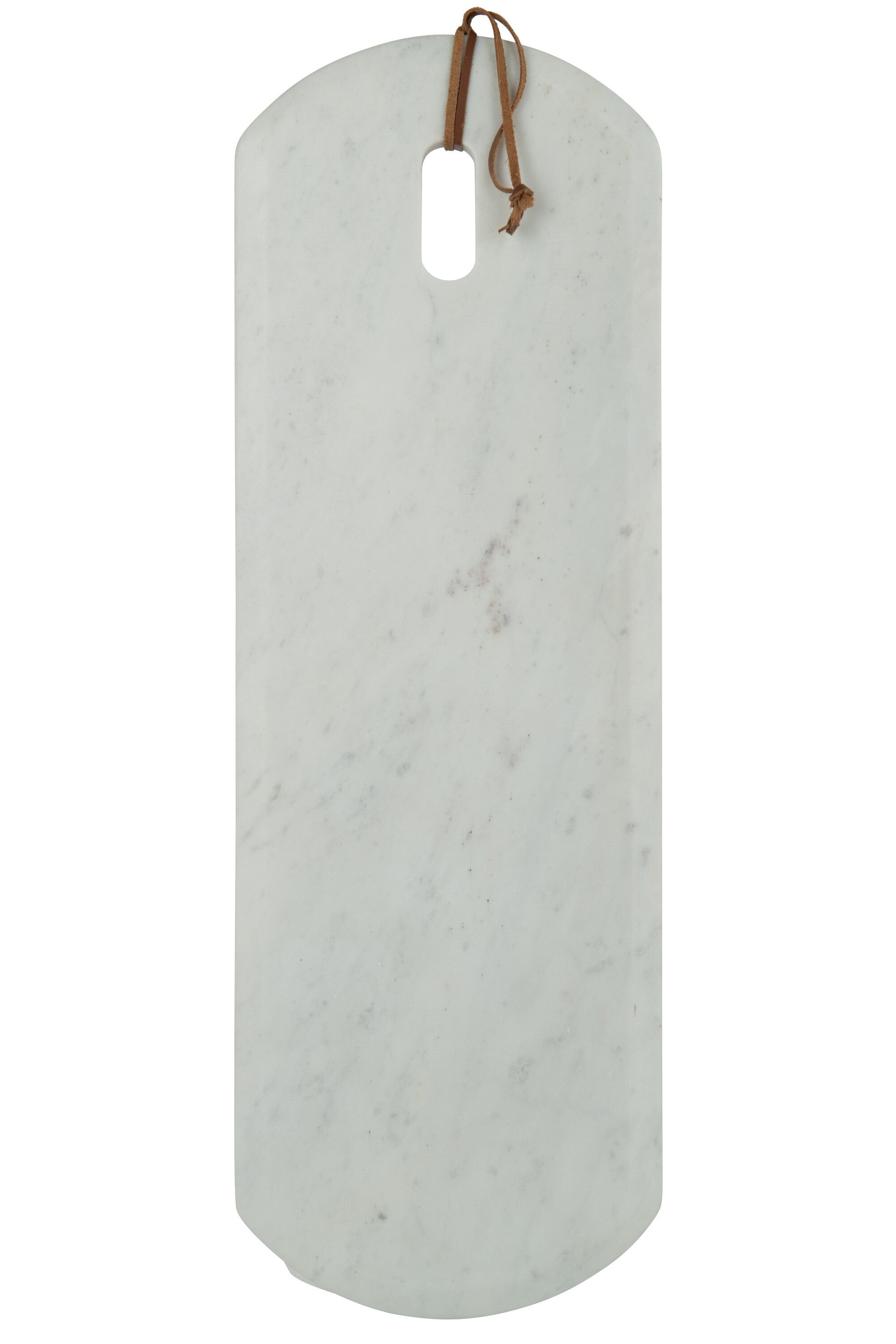 J-Line plank Rechthoek Marmer - steen - wit - large