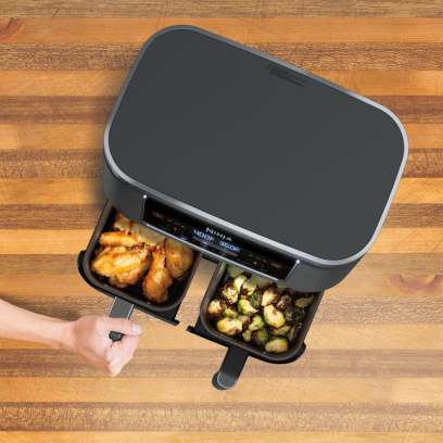 Ninja Foodi 6 - in - 1 8 - Quart 2 - Basket Air Fryer with Dualzone Technology
