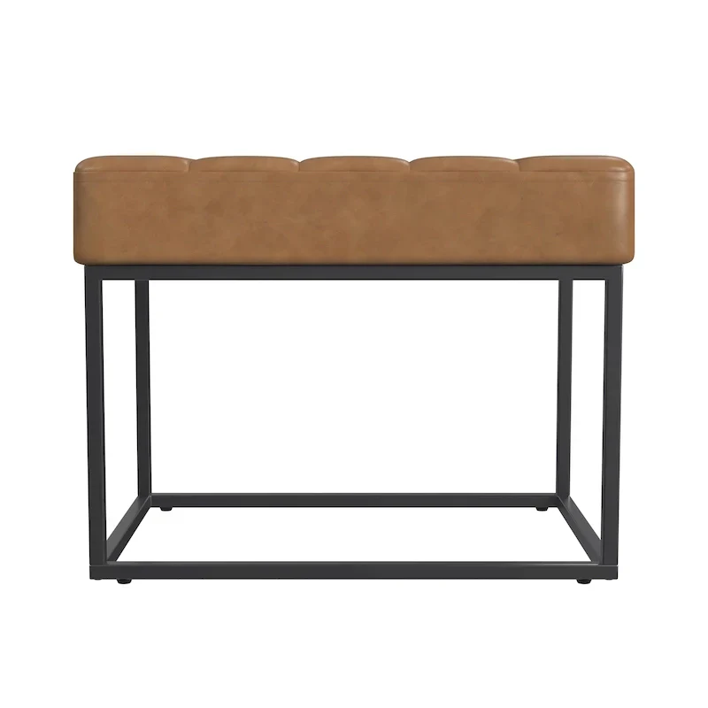 HomePop Theodore Upholstered Ottoman