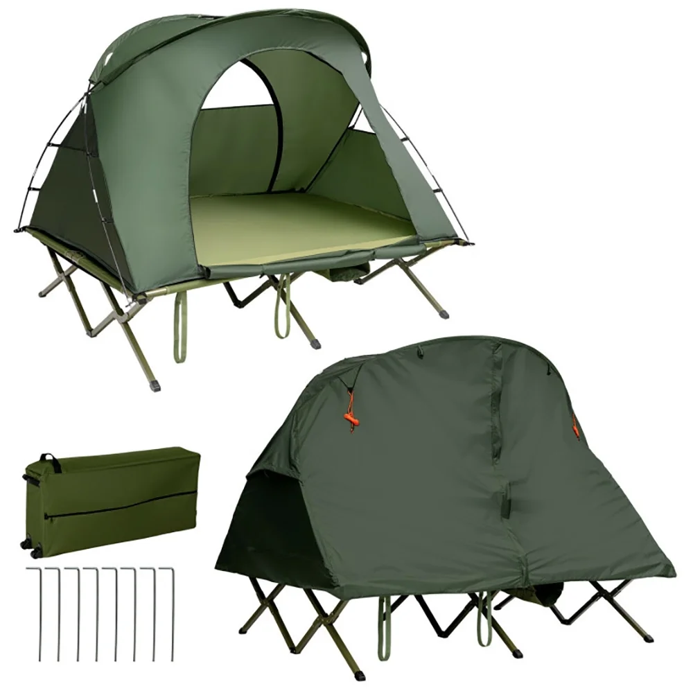 Kadyn Tent, Waterproof Tents,Camping Hiking Tents,2-Person Outdoor Camping Tent with External Cover-Green - Image 8