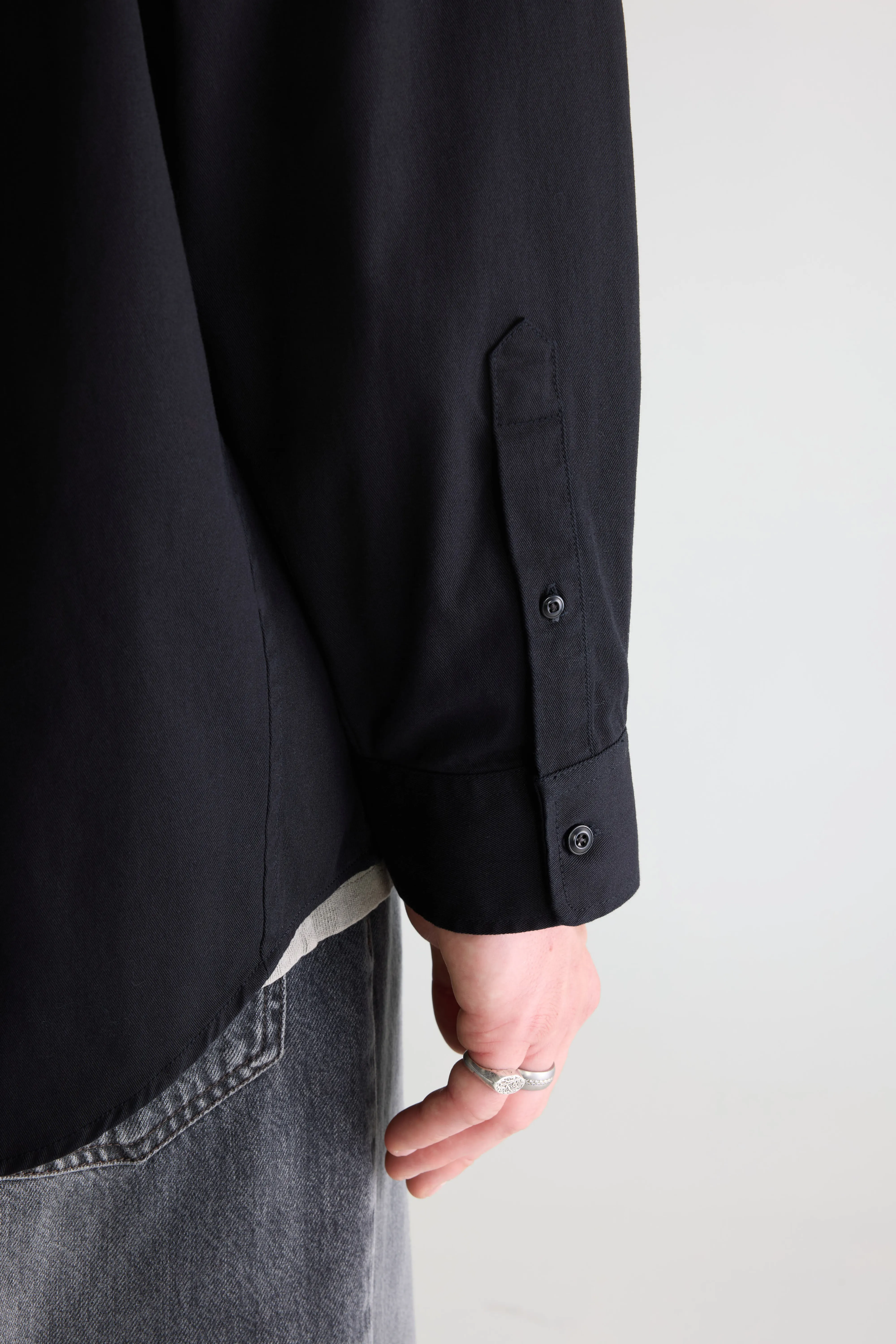 Bellerose Ficus heavyweight shirt (261 / M / BLACK)