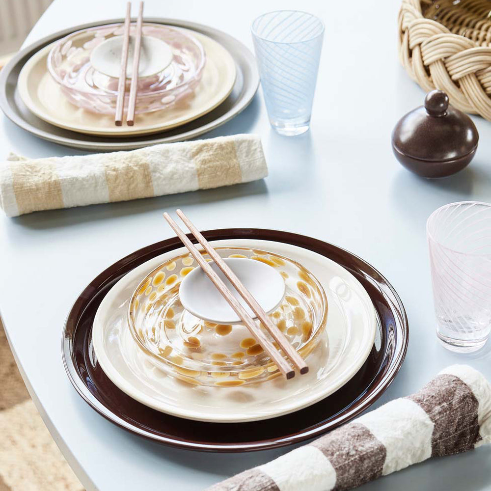 OYOY Jali Dessertbord Ø 15,6 cm - Amber