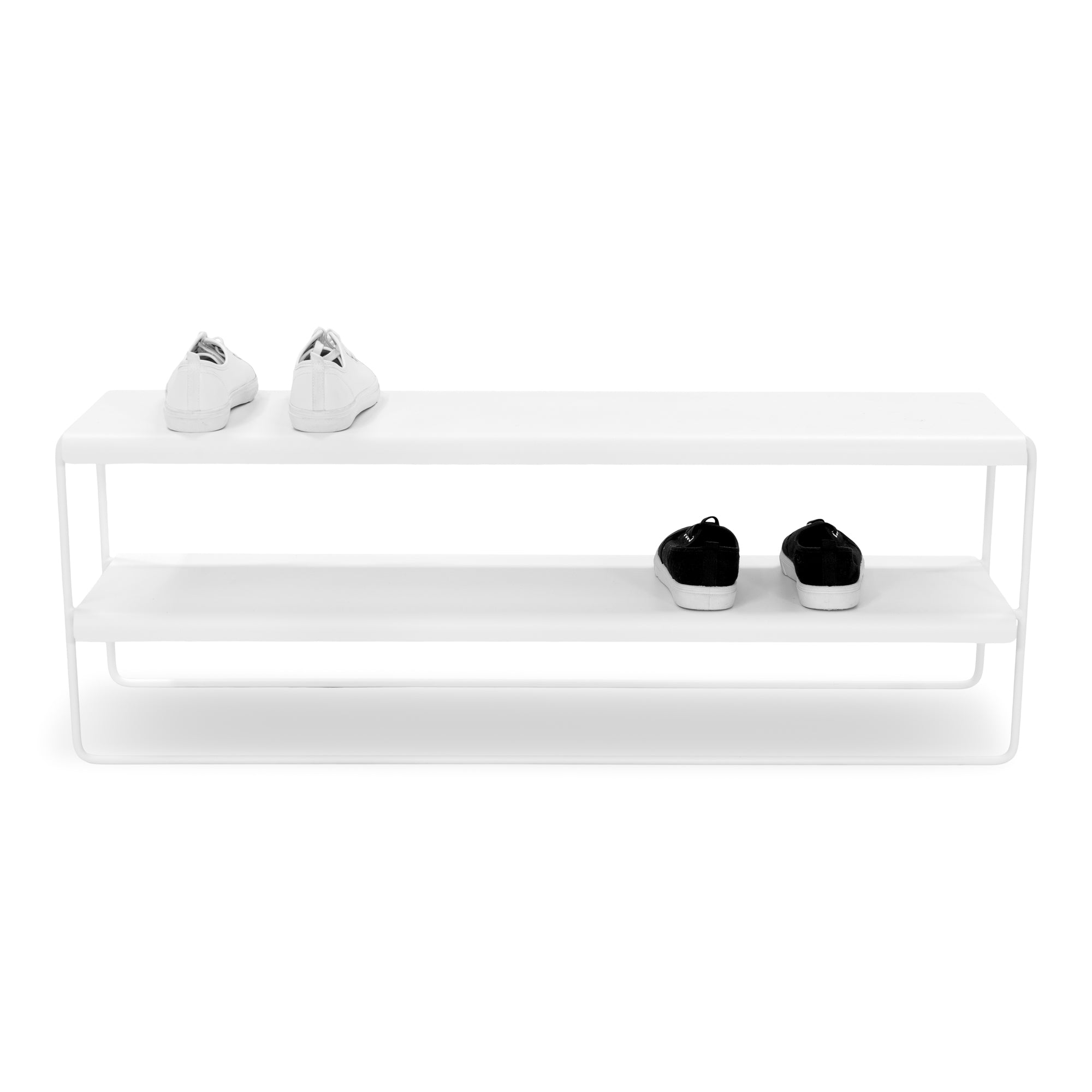 Spinder Design schoenenrek Nivo 100 - Wit - 10 paar schoenen