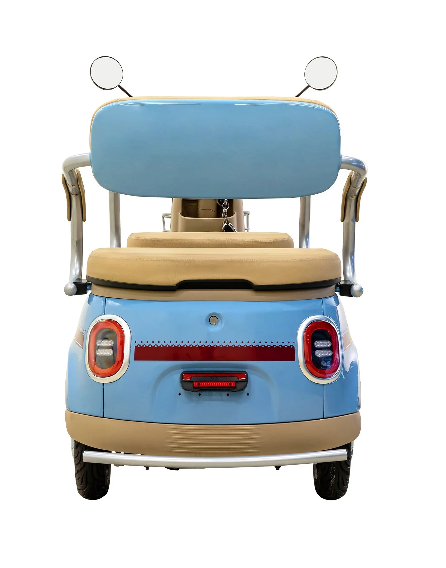 Massimo MGC E-Trike 3-Wheel Electric Cart – 17 MPH, 2-Seater Adult Scooter – Blue - Image 9