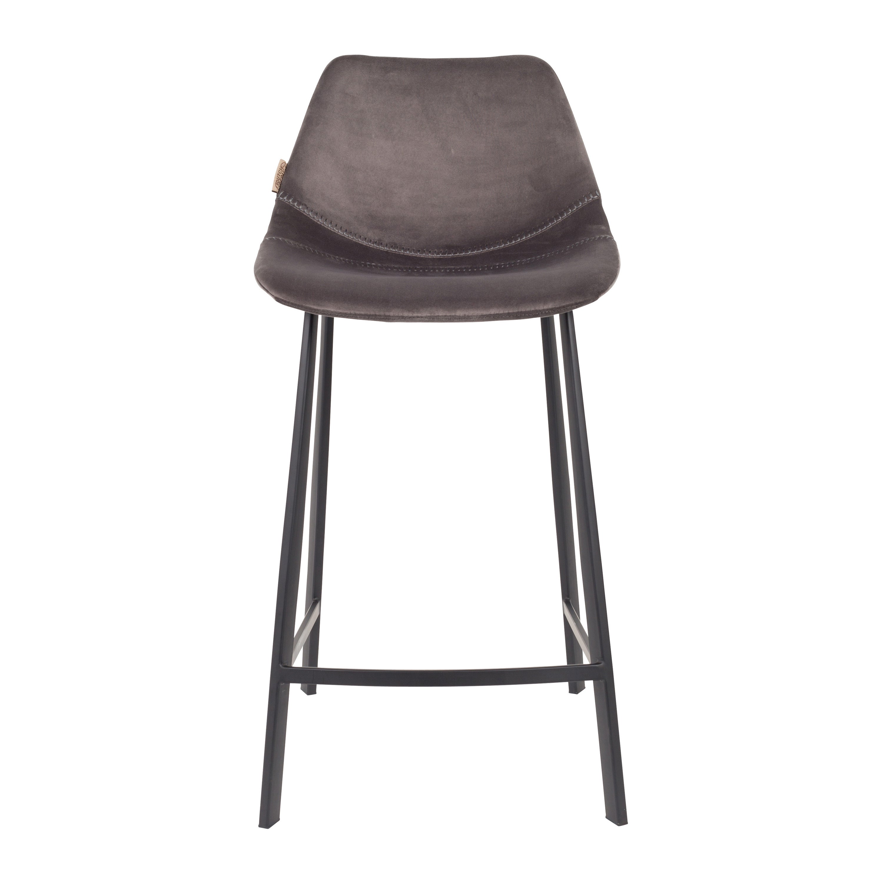 Dutchbone Franky Velvet Barkruk