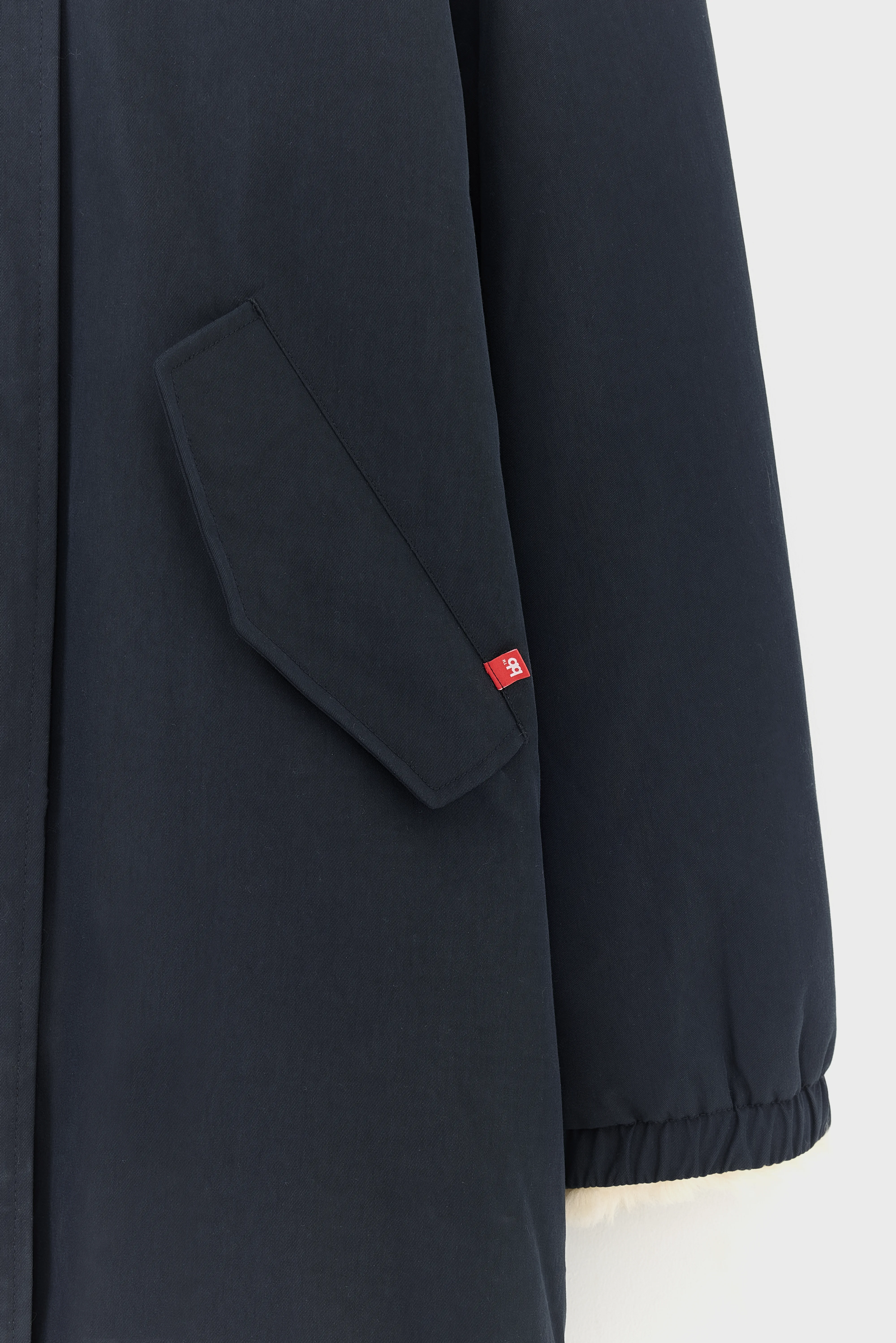 Bellerose Harbour navy blue hooded parka (242 / G / NAVY)