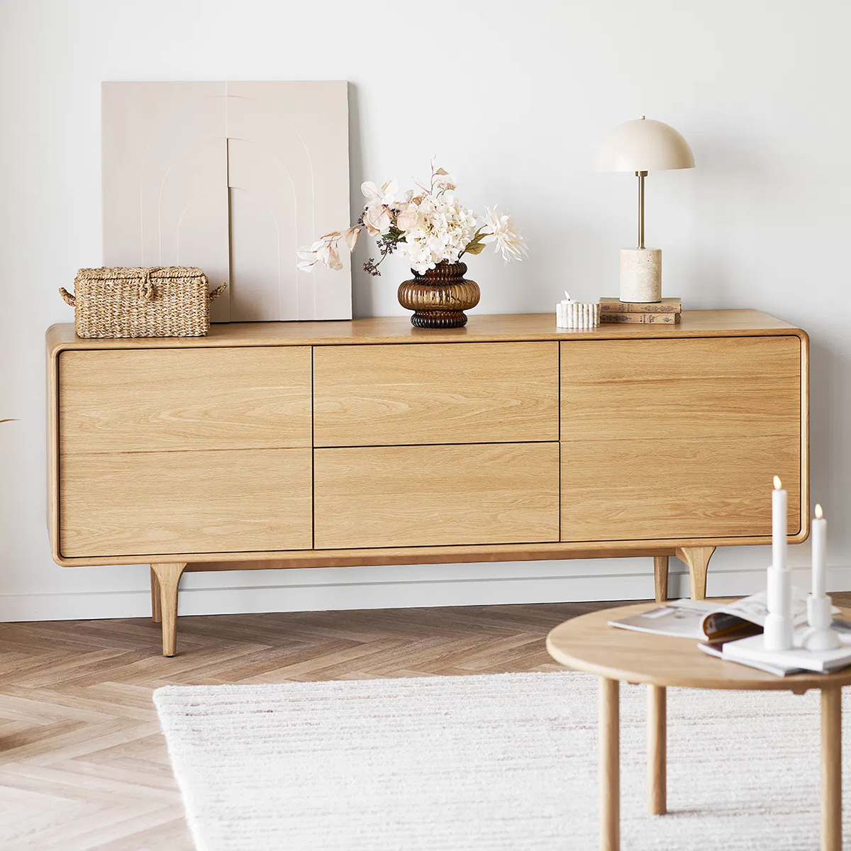 Artichok Evi Wanddecoratie Beige - 60 x 60 cm