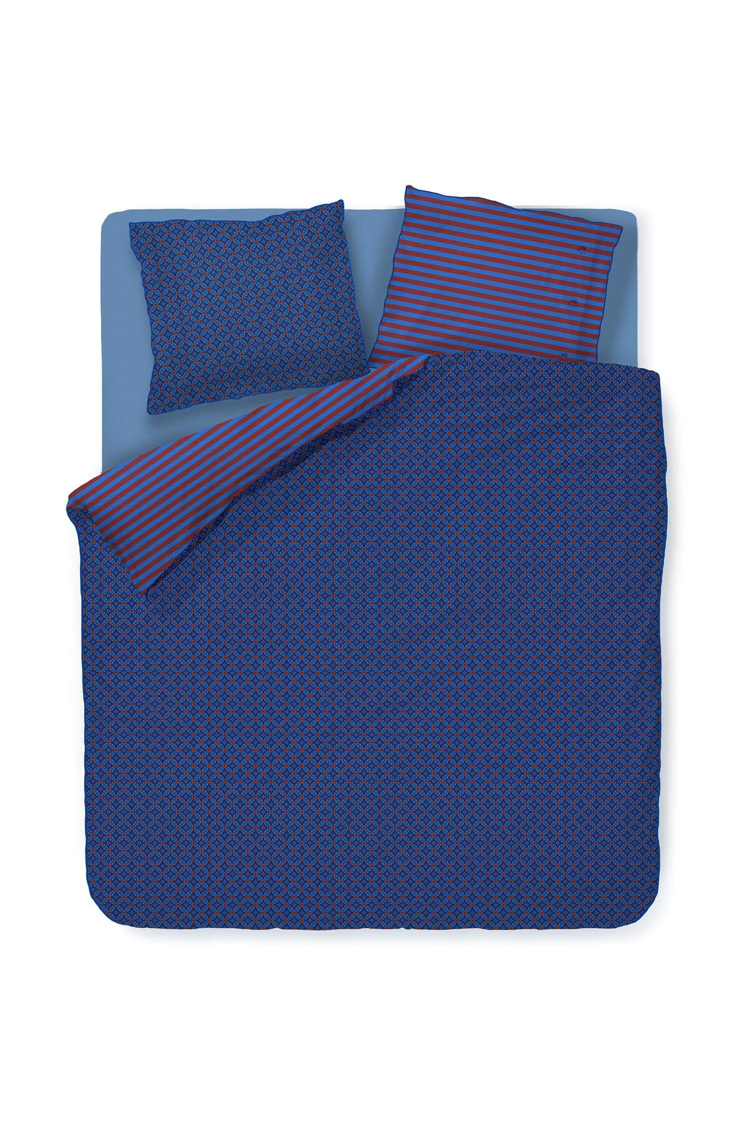 Duvet Cover Set Alvida Dark Blue