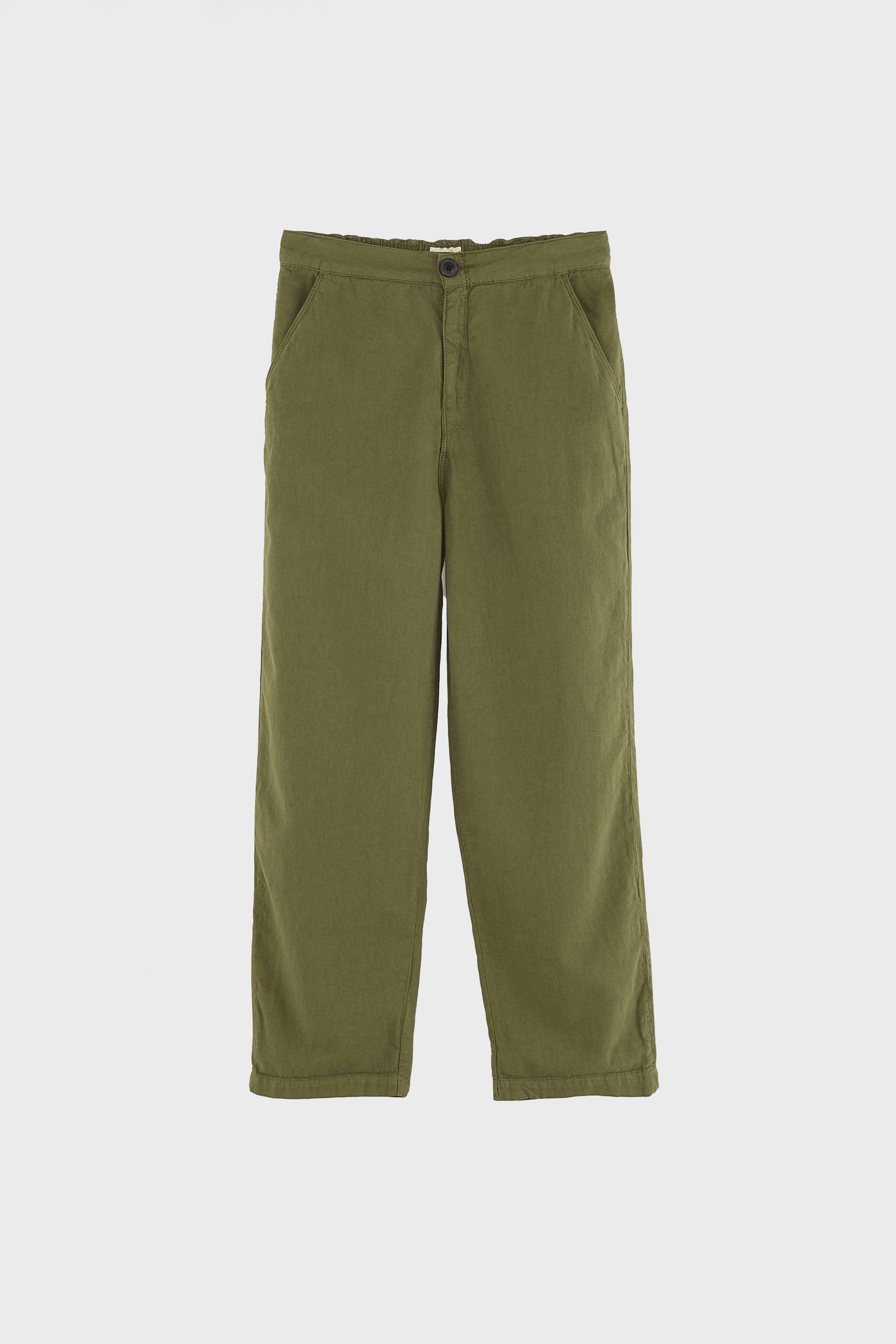 Bellerose Pasop relaxed khaki trousers (252 / W / ARMY)