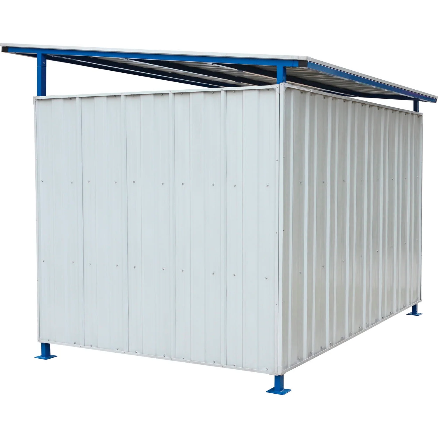 Global Industrial 708408 16 Bike Outdoor Bike Storage Shelter - 120 x 95.5 x 90.06 in. - image 3