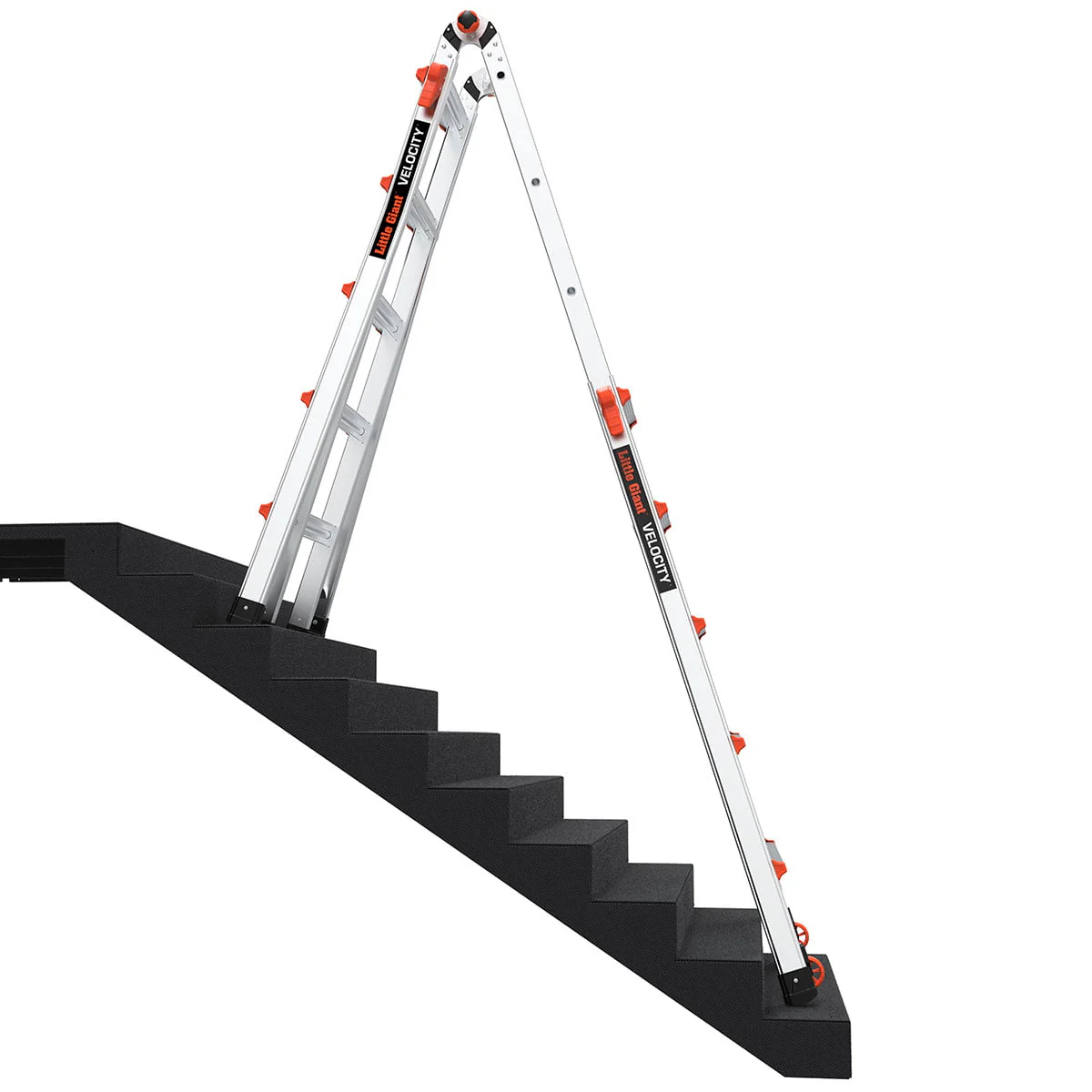 Little Giant Model 22 Aluminum Multi-Use Ladder, Type 1A - 300 lbs. Rated - Image 5