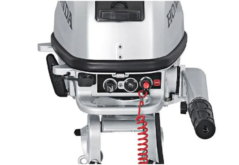 Honda Marine 5HP Outboard Motor With Tiller Handle, 20 in Shaft - BF5DHLHNA - Image 2 Honda Marine 5HP Outboard Motor With Tiller Handle, 20 in Shaft - BF5DHLHNA - Image 2