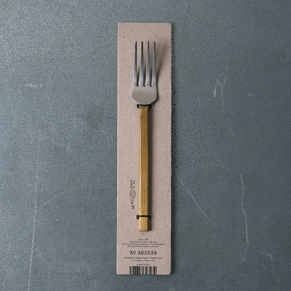 Fourchette gravée - Puebco
