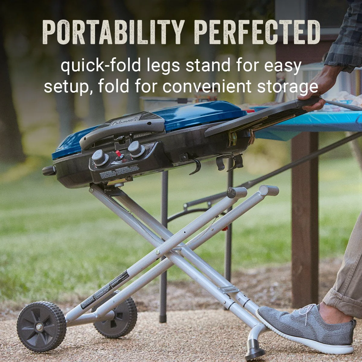 Coleman RoadTrip X-Cursion 2 Burner Propane Gas Portable Grill - Image 2