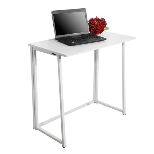Porch & Den Elliott Folding Writing Desk - Versatile PC Office Table