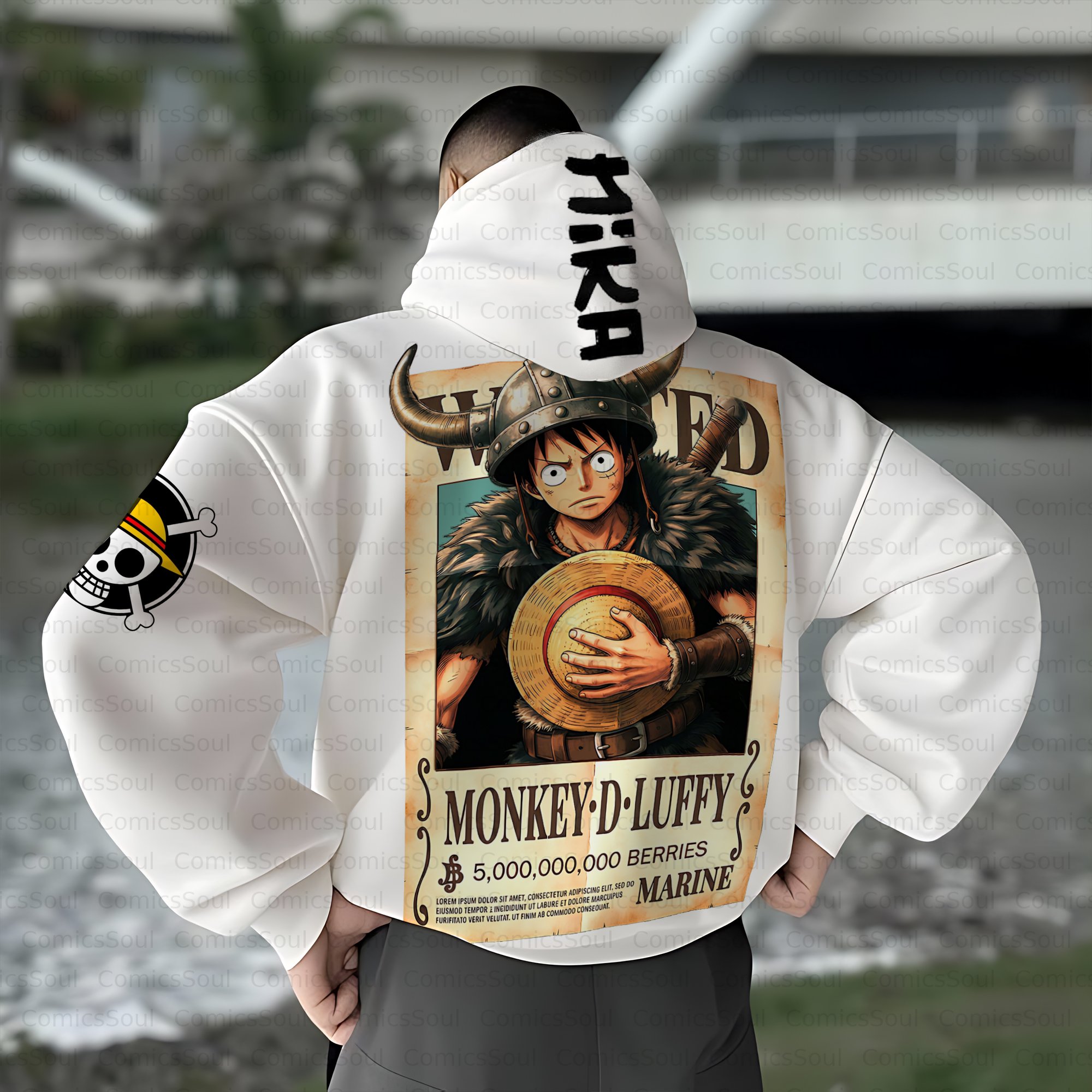 Unisex Anime Inspired Vintage Plush Hoodie