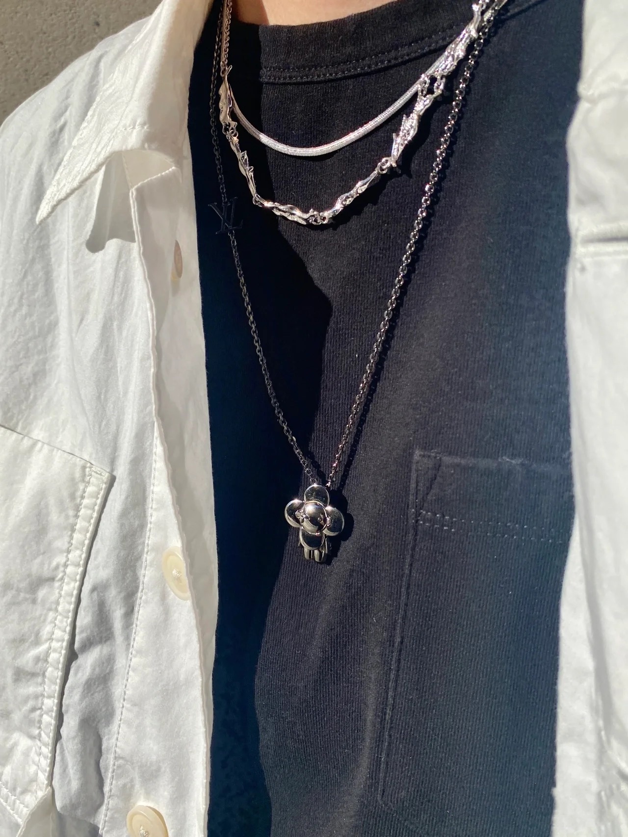 Louis Vuitton Vivienne Pendant Necklace - Original Replica Club