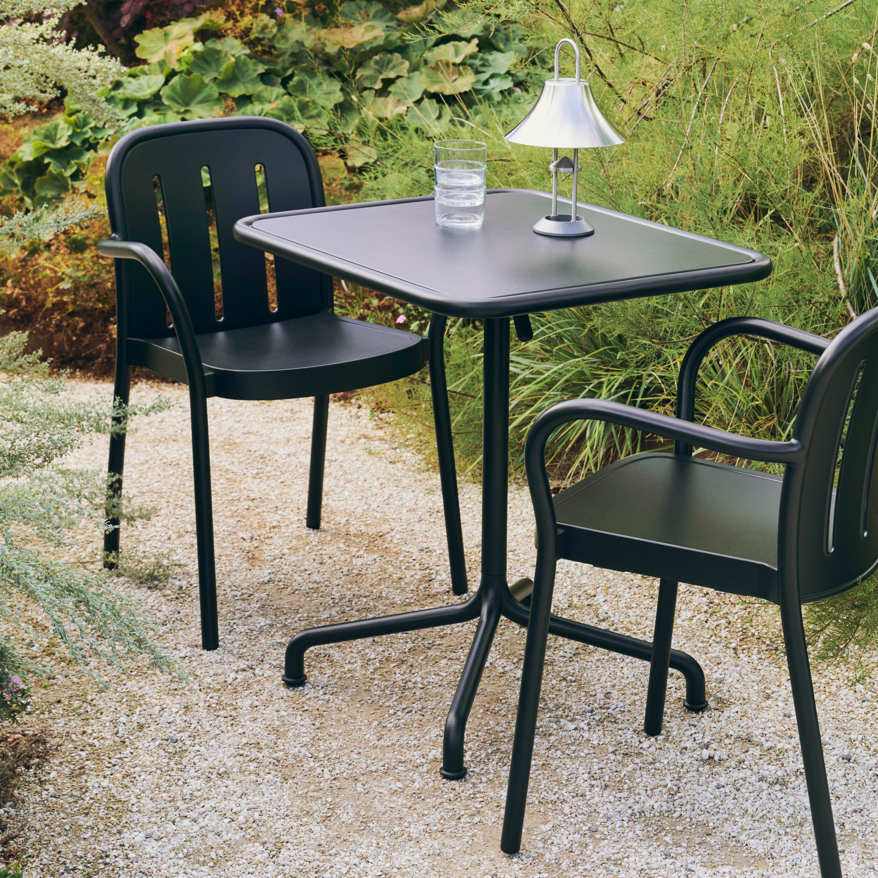 HAY Deville Tuinstoel met Armleuning - Anthracite