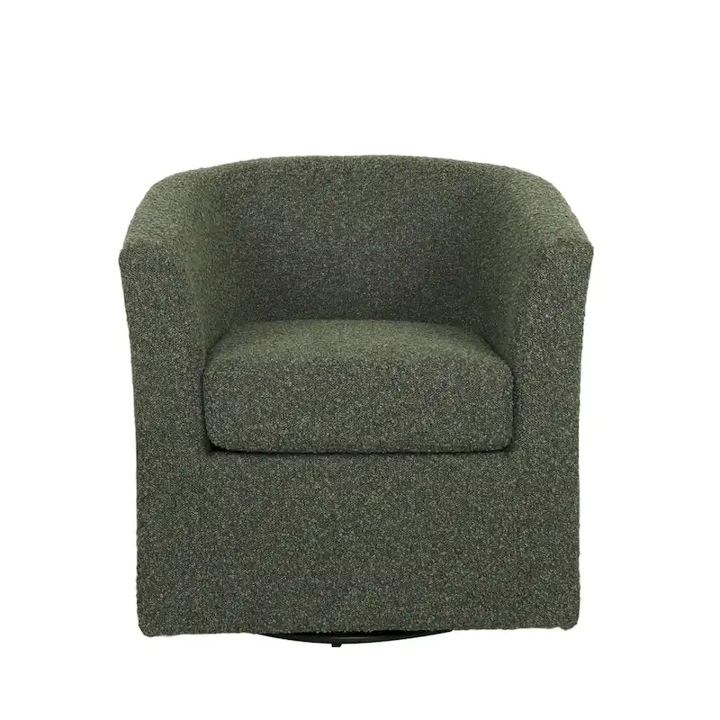 Christopher Knight Home Daymian Swivel Club Chair - Dimensions: 29" D x 30.2" W x 30.5" H