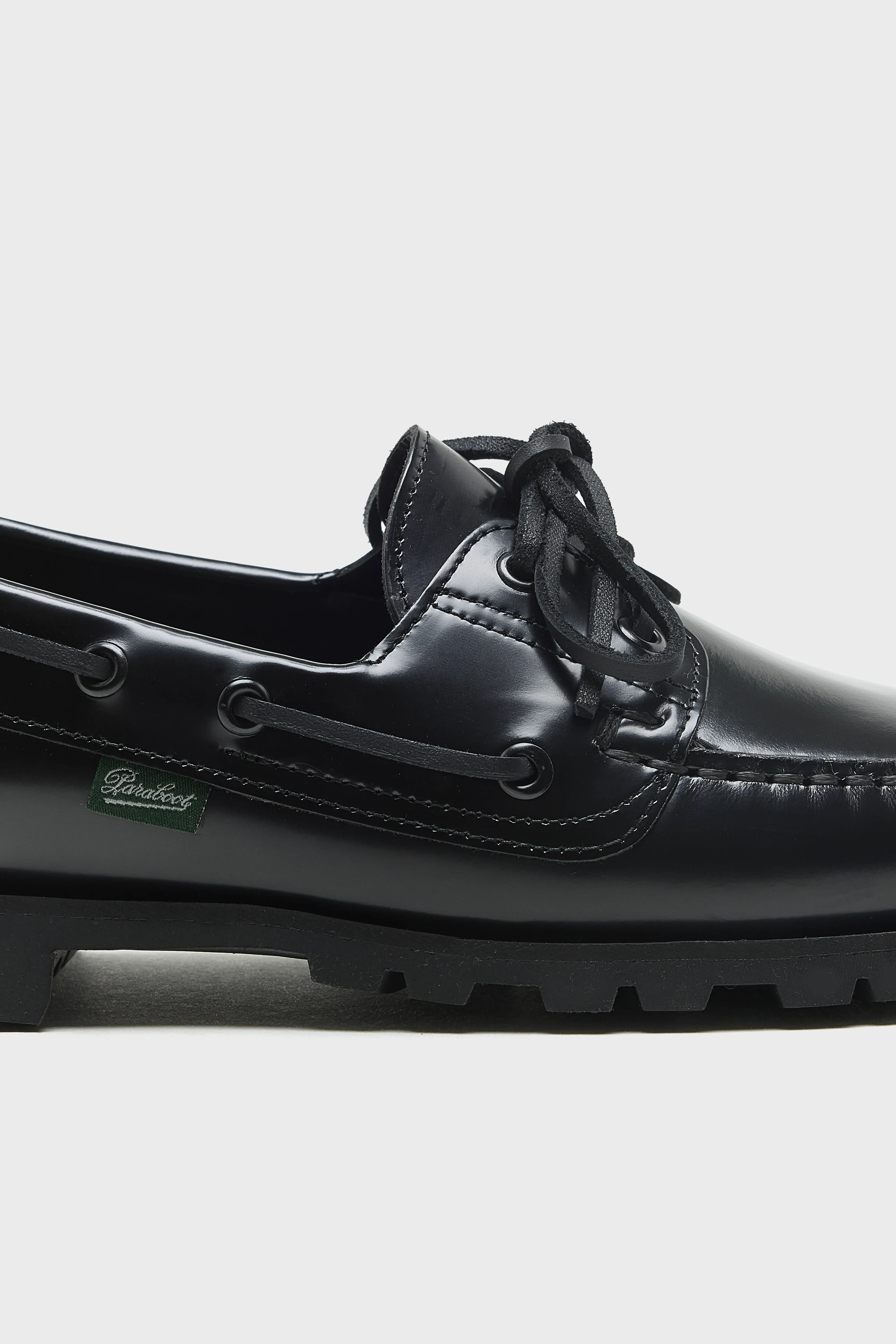 Bellerose Malo Boat Shoes for Men (261 / M / BLACK)