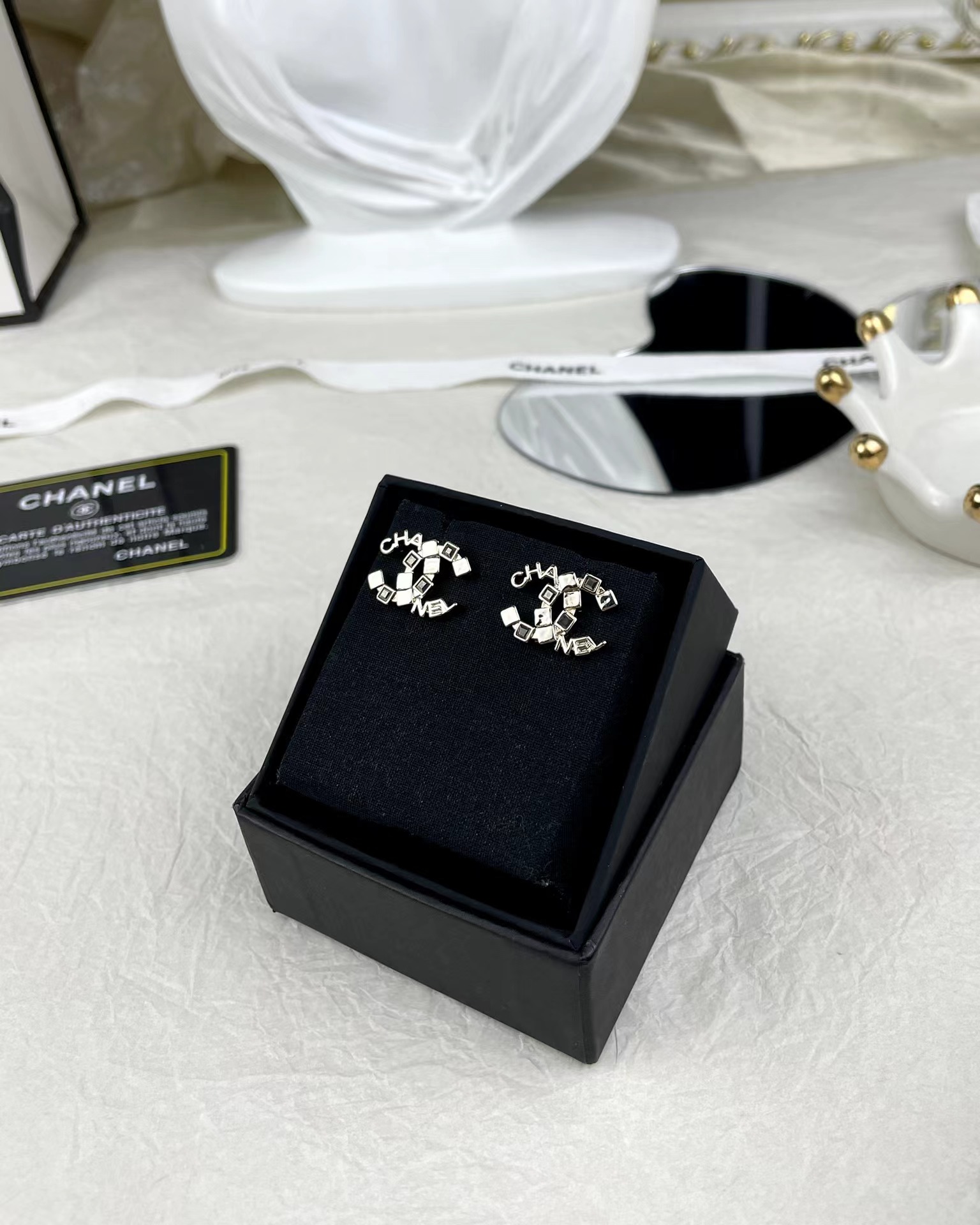 Chanel Letters Double C Earrings - Original Replica Club