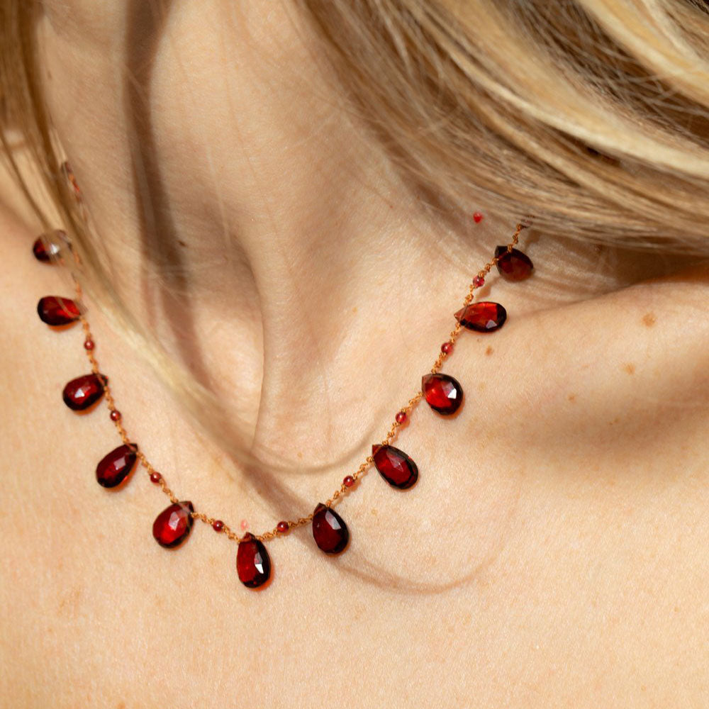 Ivarene - Collier Elston - Rouge