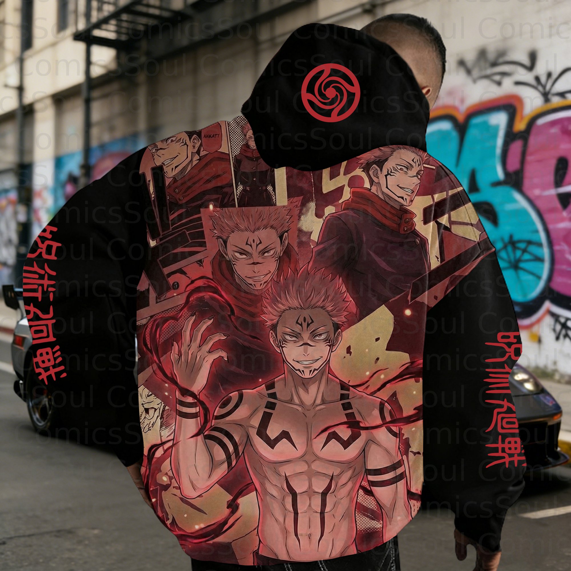 Unisex Graphic Streetwear Vintage Plush  Hoodie