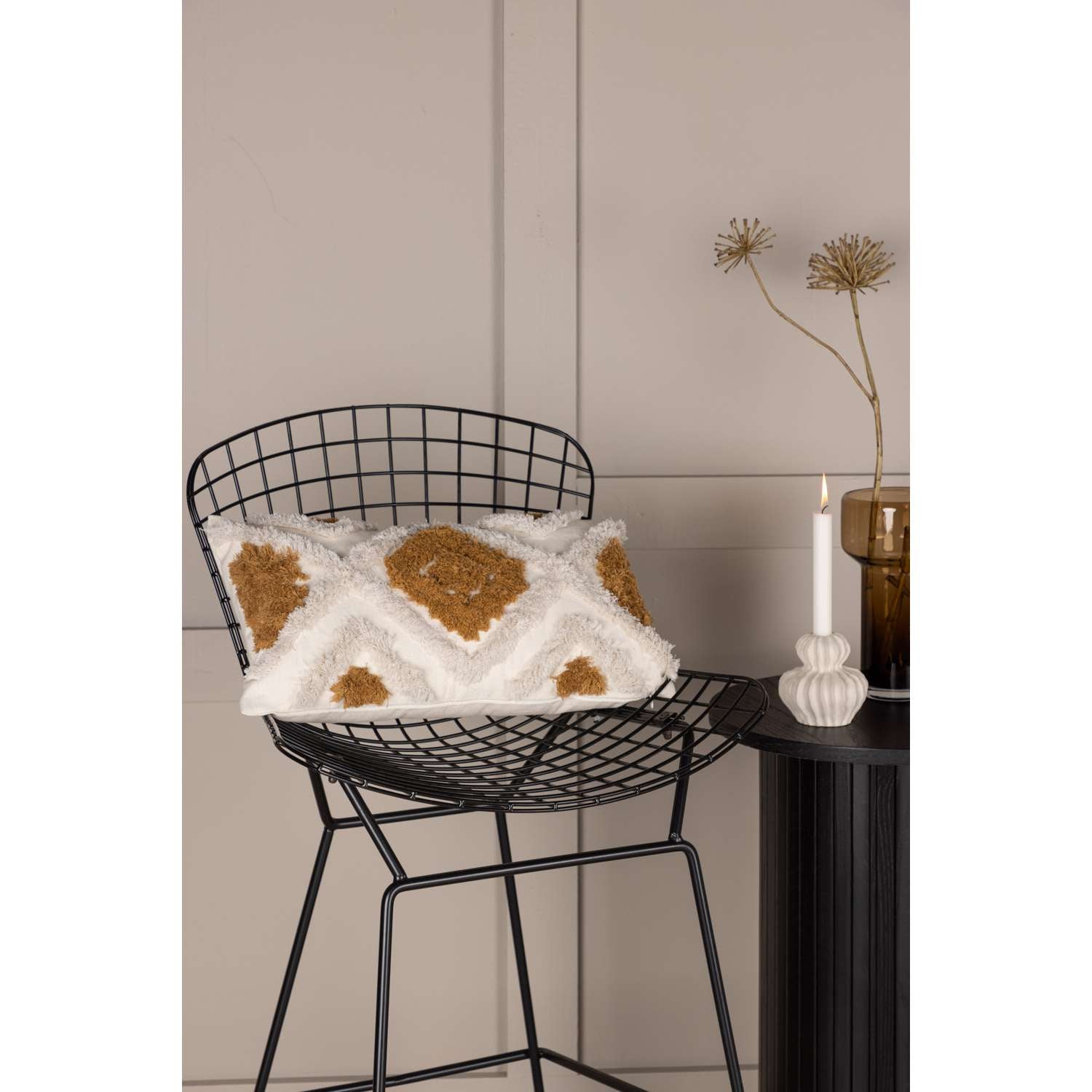 Venture Home Ada Kussenhoes 50x30 - Bruin