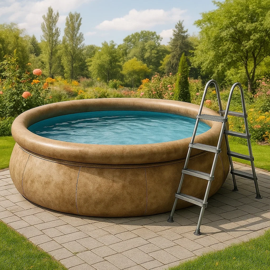 Piscina desmontable redonda 350x350x90 con purificador VpEVxLXL25rf