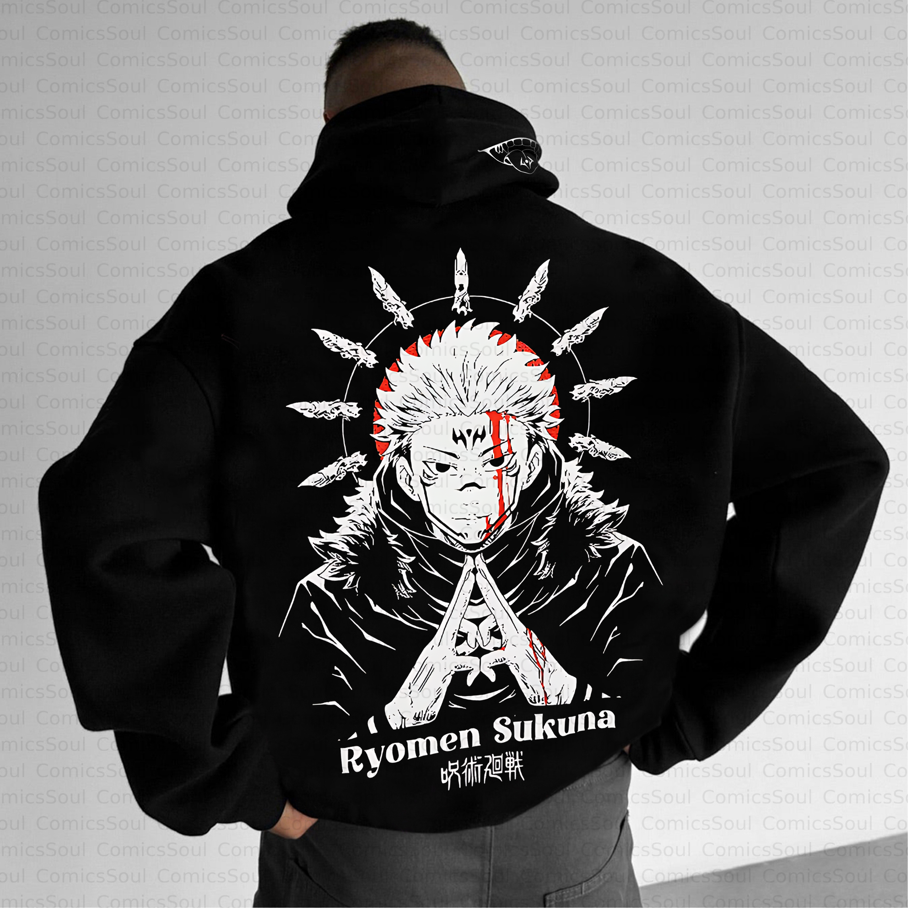 Unisex Anime Inspired Vintage Plush Hoodie