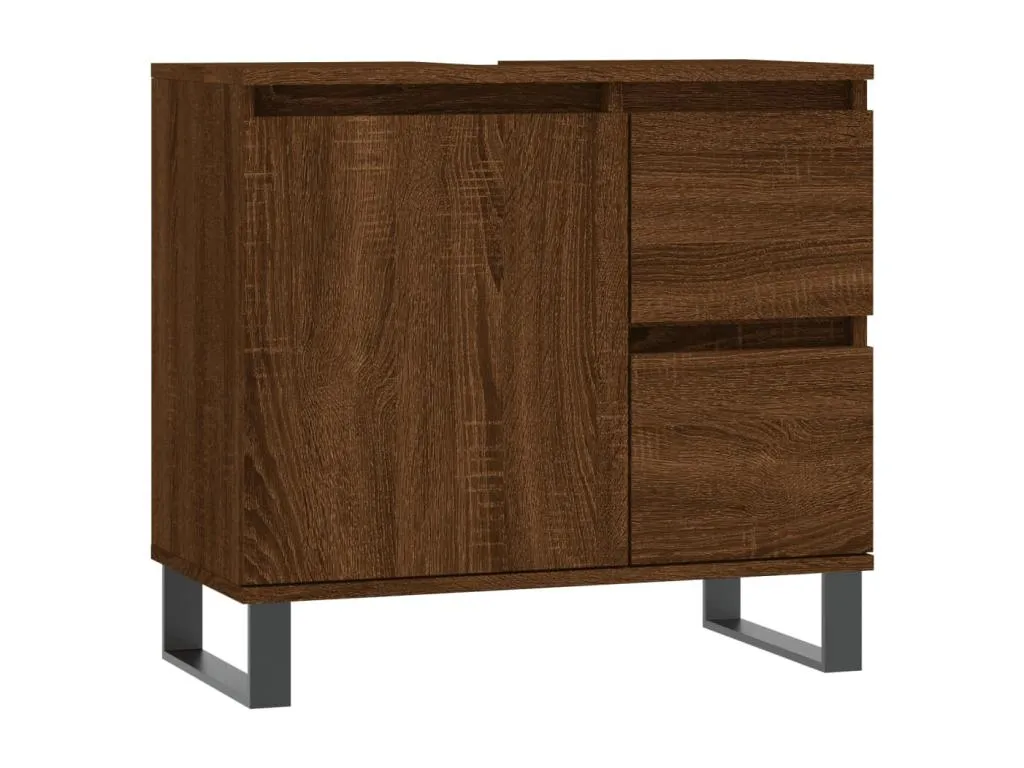 Armario de baño Mueblestop contrachapada marrón Mueblestop 65x33x60 cm 43322XKMH