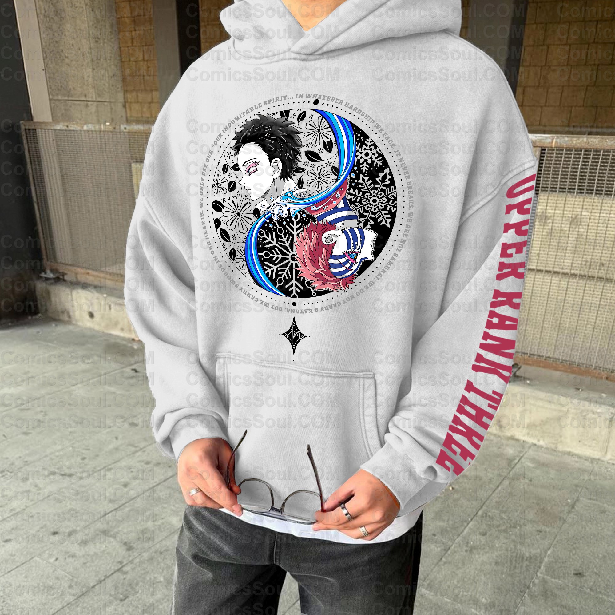 Vintage 3D Direct Inkjet Printed Washed Unisex Plush Hoodie| KNY