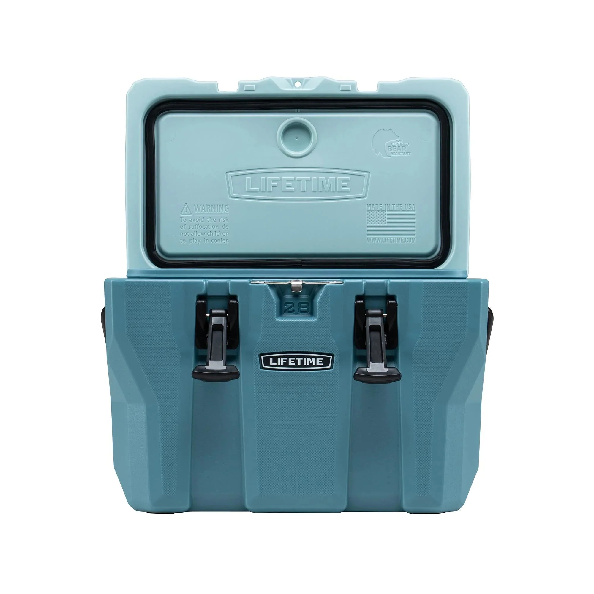 Lifetime Bear-Resistant High Performance Camping Cooler, 28 qt, 20 Can Capacity, Boulder Gray - 91289 - Image 46 Lifetime Bear-Resistant High Performance Camping Cooler, 28 qt, 20 Can Capacity, Boulder Gray - 91289 - Image 46