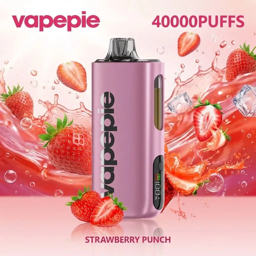 STRAWBERRY PUNCH & VAPEPIE Max 40000 PUFFS