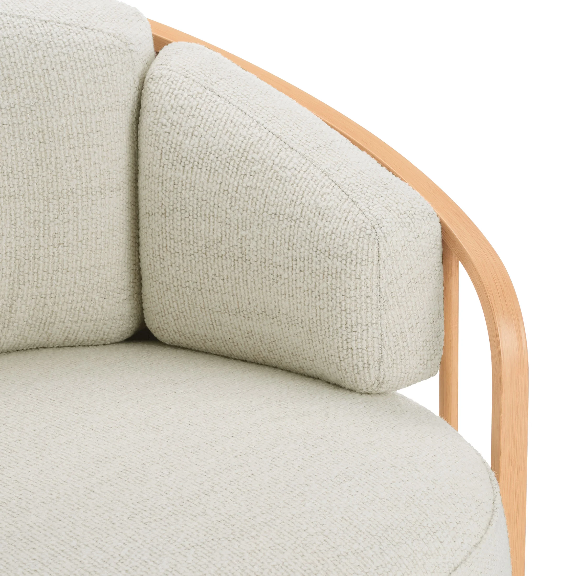 Better Homes & Gardens Lillian Swivel Birdcage Accent Chair, Cream Linen - Image 31