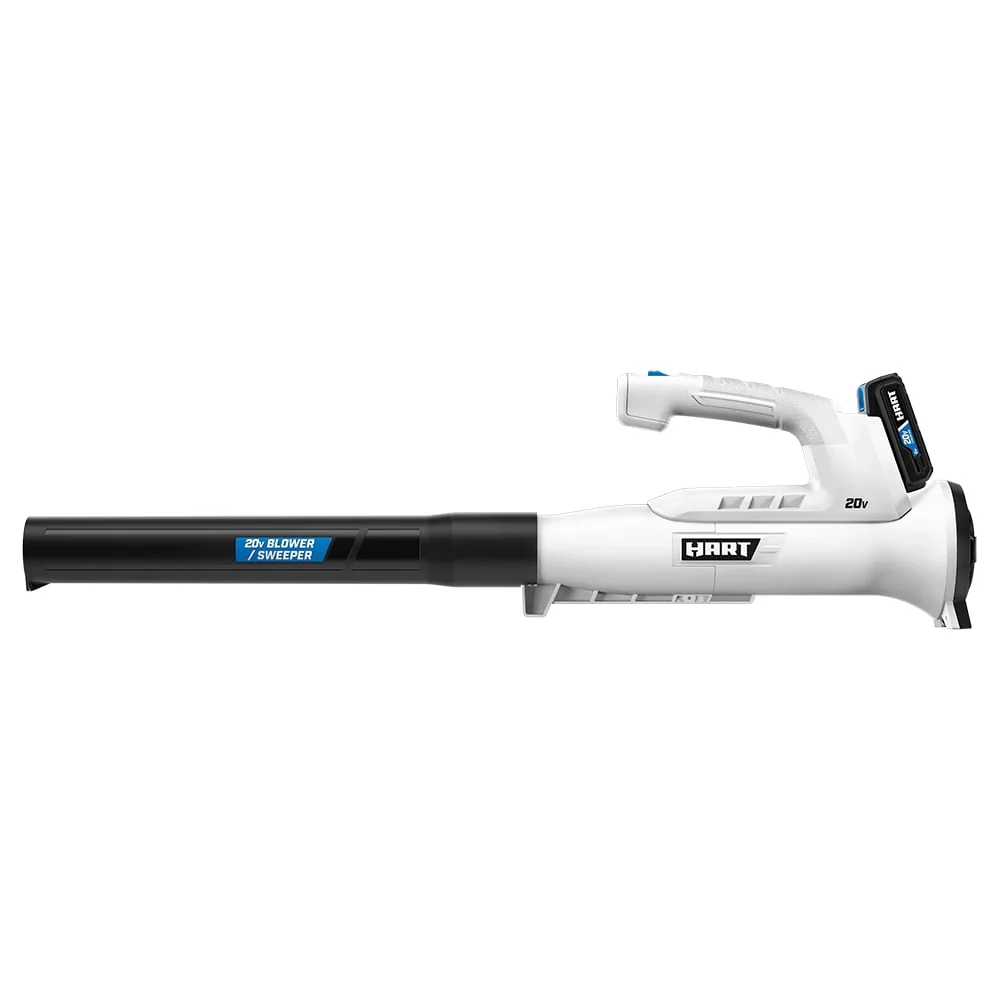 Hart 20-Volt 200 CFM Bazooka Blower Kit, (1) 20-Volt 2Ah Lithium-Ion Battery and Charger