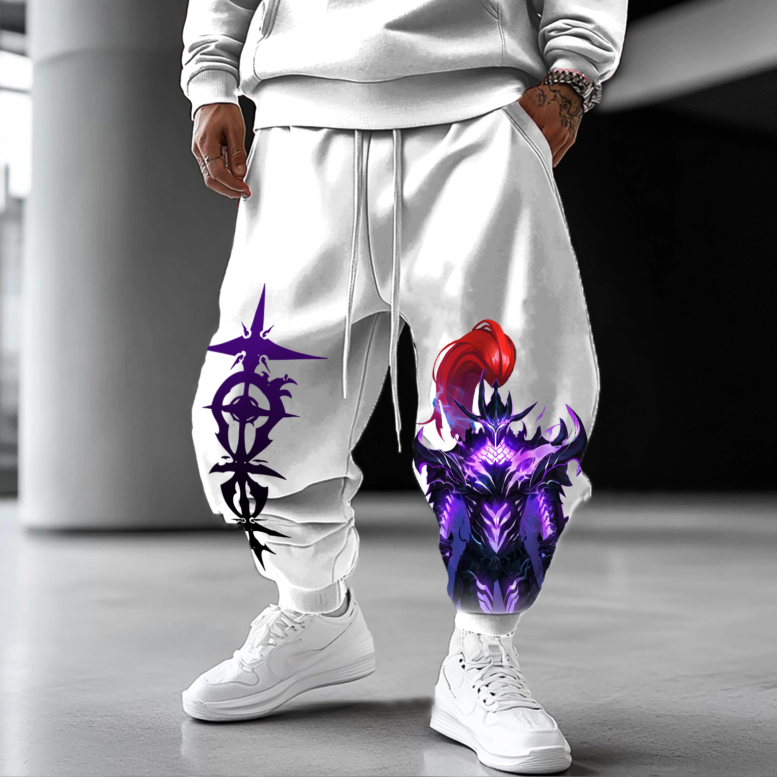 Unisex Casual Anime Streetwear Pants