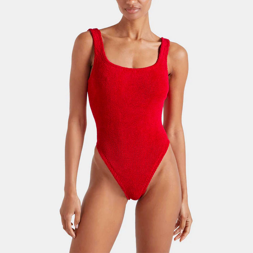Hunza G - Maillot de bain Square Neck - Rouge
