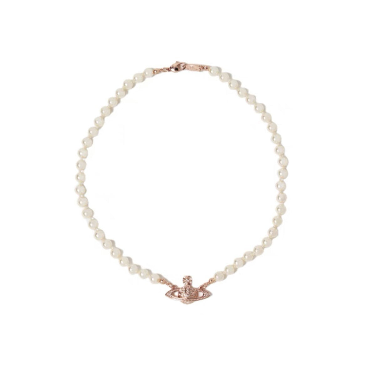 Vivienne Westwood Saturn Pendant Pearl Necklace - Original Replica Club