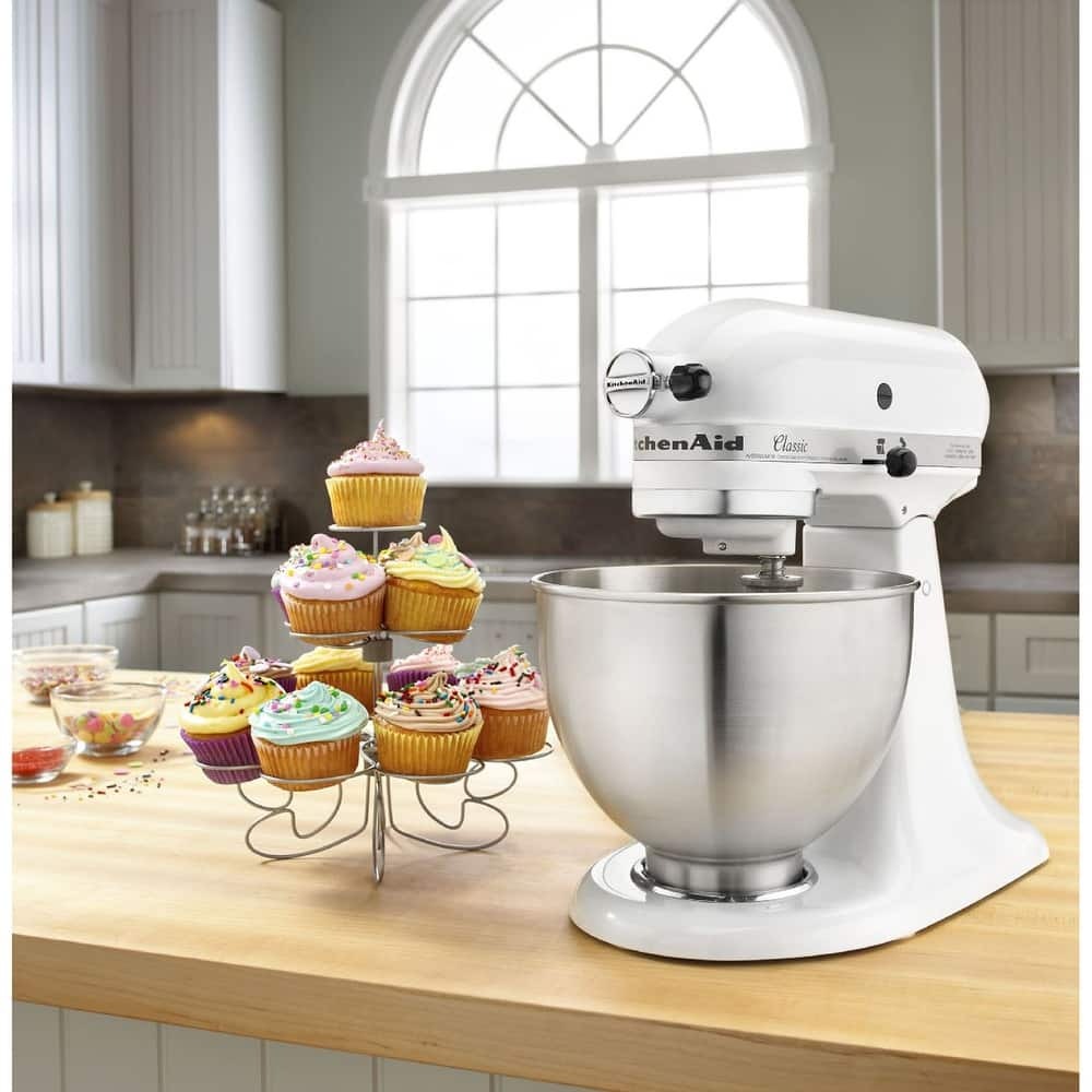 WAYFAIR KitchenAid White 4.5-Quart Classic Series Stand Mixer