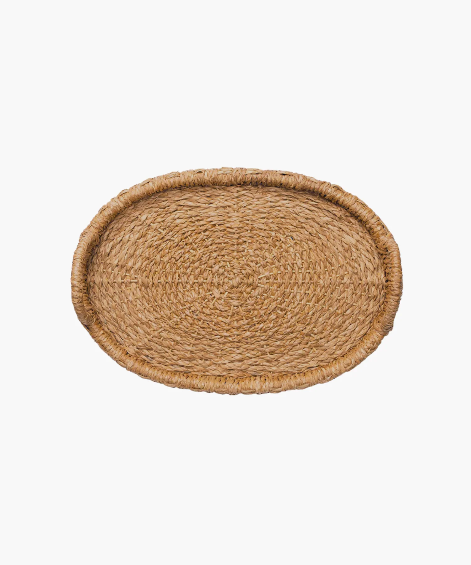 Hand-Woven Tray with Handles