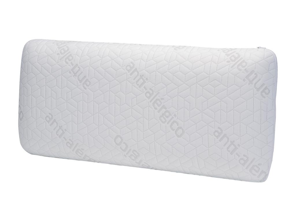 Almohada viscoelástica doble funda y tratamiento antiácaros 75x35cm Decoromantico Home