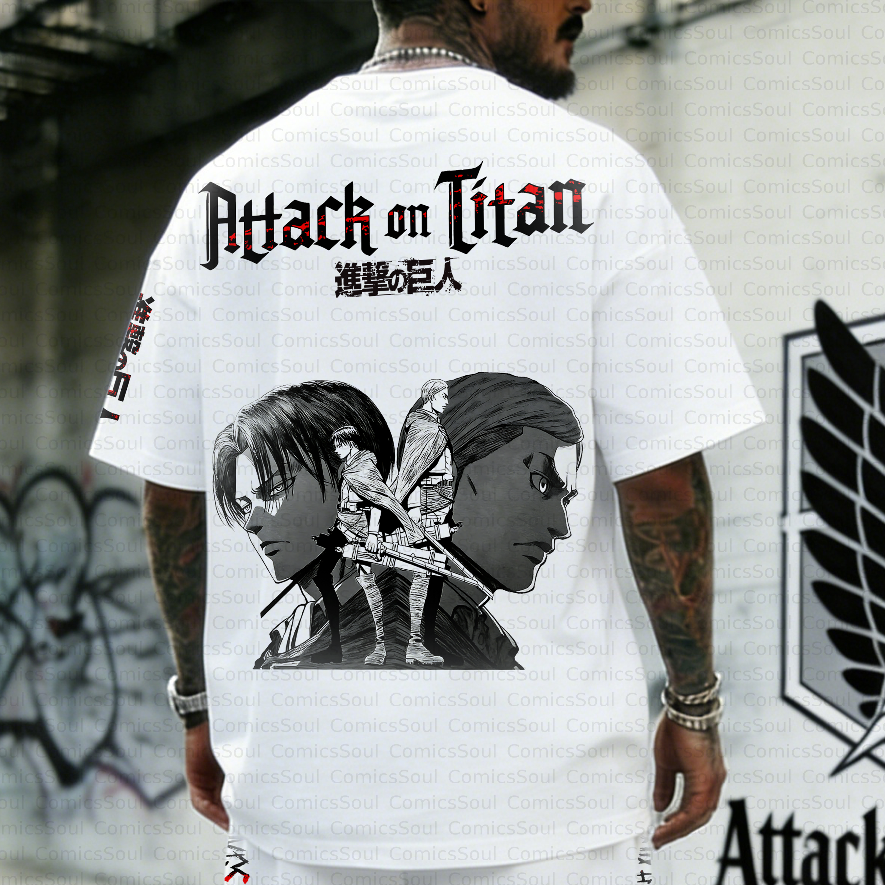Unisex Anime Inspired Vintage T-Shirt