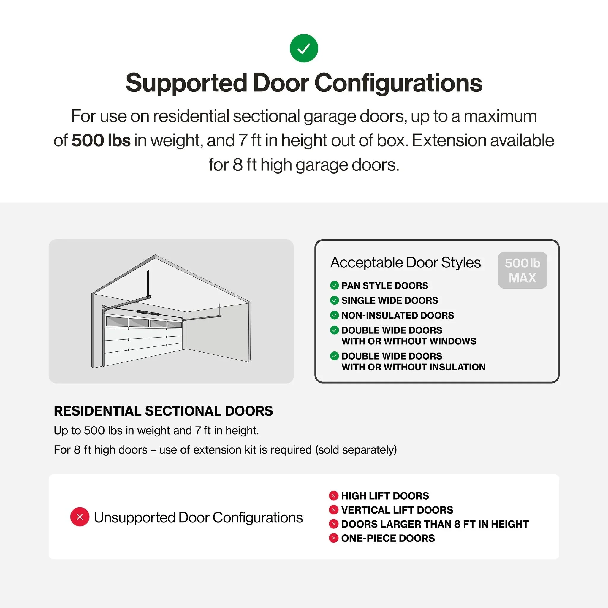 Genie Chain Drive Garage Door Opener, 3/4 HPc, Battery Backup - Chain Drive 750 - Image 8 Genie Chain Drive Garage Door Opener, 3/4 HPc, Battery Backup - Chain Drive 750 - Image 8