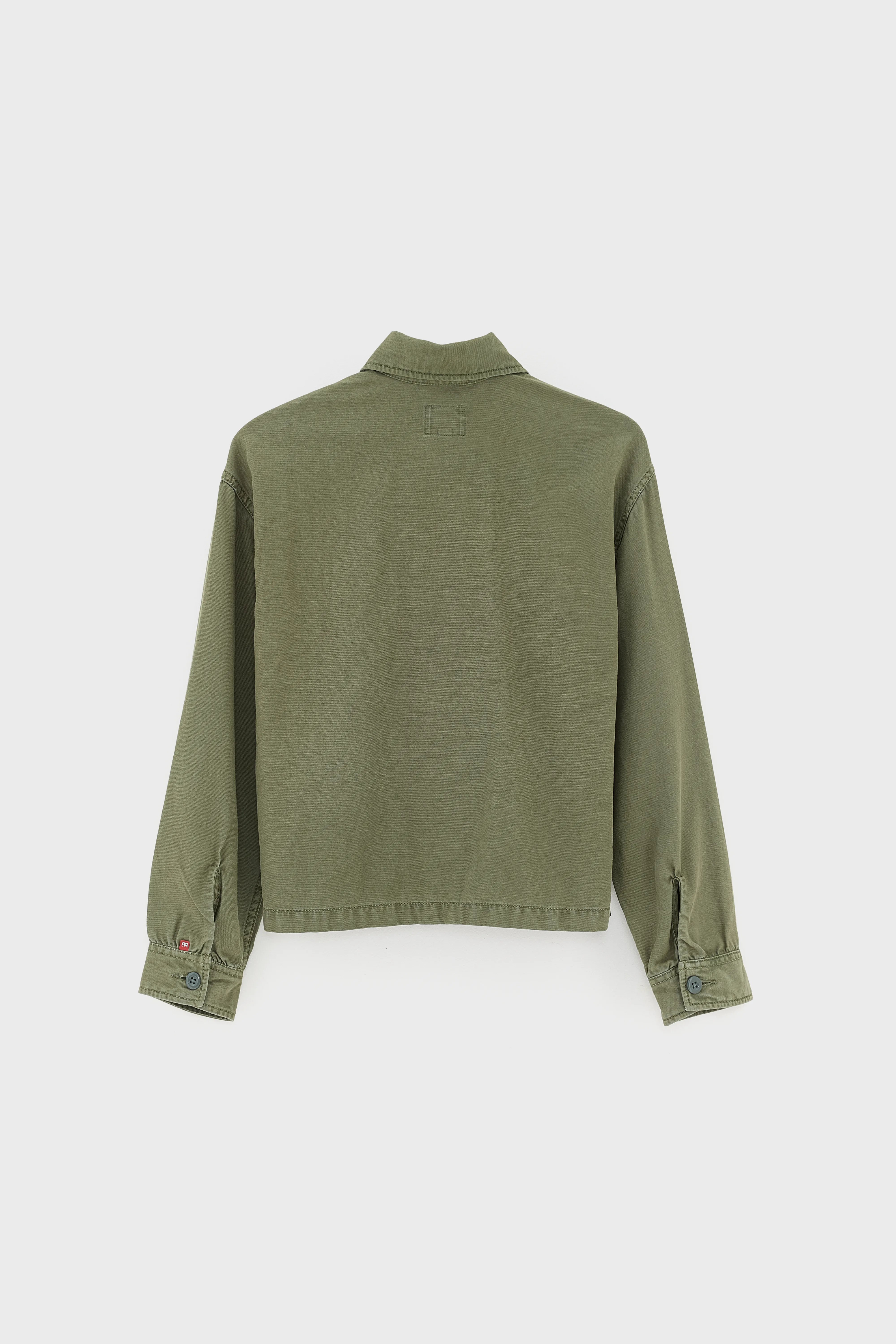 Bellerose Azucar khaki green classic overshirt (251 / G / JEEP)